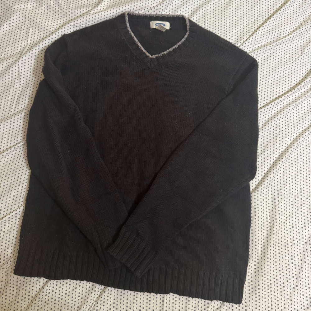 Old Navy Vintage Dark Brown Crewneck Sweater